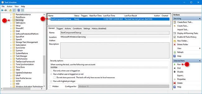 Padam folder WinSxS untuk mengosongkan ruang Windows