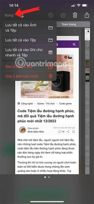 Como fazer uma captura de tela longa no iPhone, faça uma captura de tela de rolagem da tela do iPhone