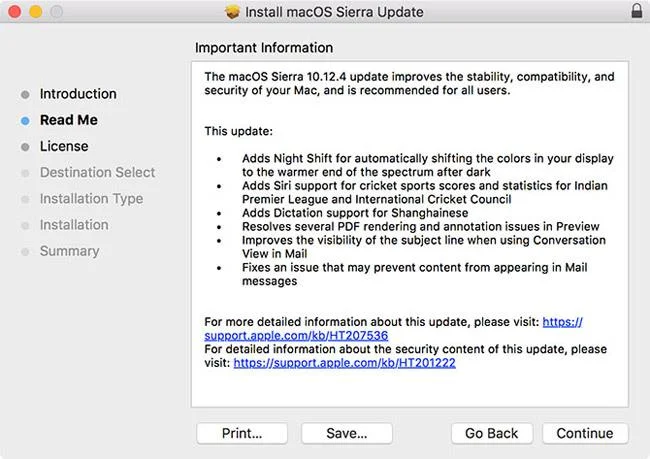 Kemas kini macOS, cara terperinci untuk mengemas kini MacBook