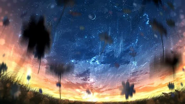 Fond d'écran ciel nocturne, beau fond d'écran ciel étoilé