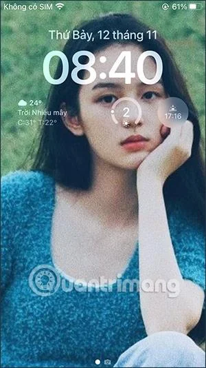 Bagaimana untuk mengesan cuaca pada skrin kunci iPhone