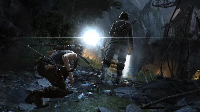 Sila muat turun satu set kertas dinding untuk komputer anda dengan tema filem Tomb Raider - 2018
