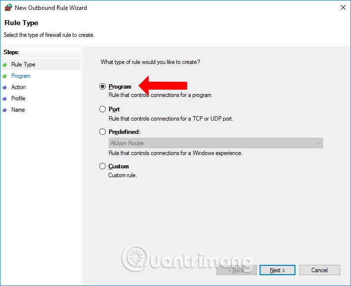 Bagaimana untuk menyekat sambungan Internet untuk perisian dan aplikasi dalam Windows 10