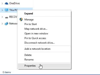 เปิดแถบการตั้งค่า Windows
