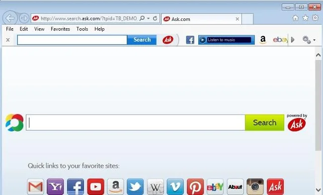 Begini cara untuk mengalih keluar Bar Alat Tanya dan Tanya . com Carian daripada pelayar Chrome, IE dan Firefox
