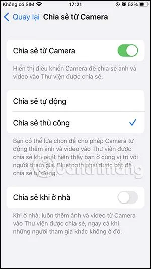 Cara menambah foto pada album kongsi iPhone