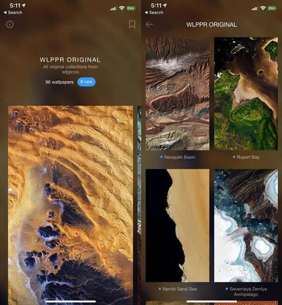 Aplikasi teratas untuk mencari kertas dinding yang cantik untuk iPhone dan iPad