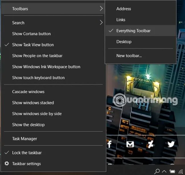 Come installare EverythingToolbar