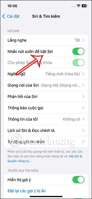 iPhoneの電源ボタンでSiriの呼び出しをオフにする方法