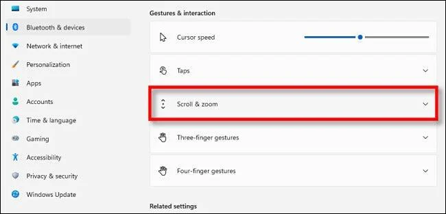 Hoe u de scrollrichting van het touchpad (touchpad) op Windows 11 kunt wijzigen