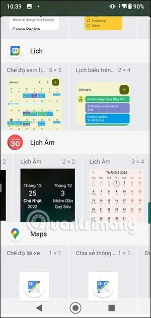 Arahan untuk melihat kalendar lunar pada skrin Android