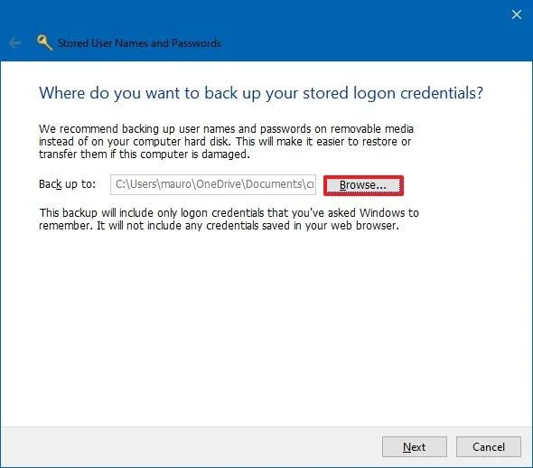 Cara menggunakan Pengurus Kredensial dalam Windows 10