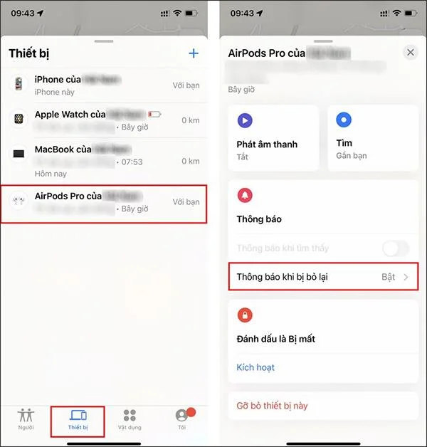 Cara menghidupkan pemberitahuan untuk melupakan AirPods Pro