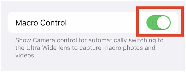 Makro modunu kapatma ve iPhone kamerasını otomatik olarak açma
