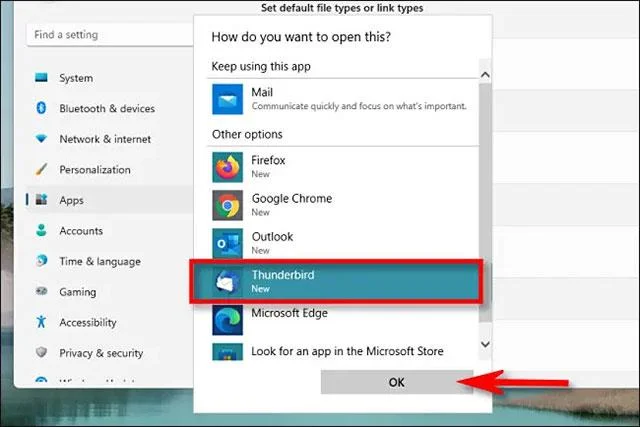 Hoe u de standaard e-mailtoepassing in Windows 11 instelt