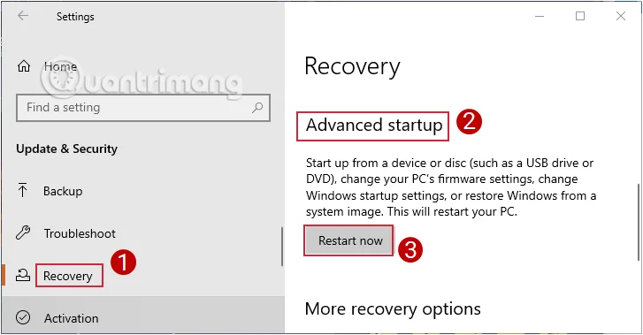 8 cara untuk membuka Pilihan Permulaan Lanjutan pada Windows 10