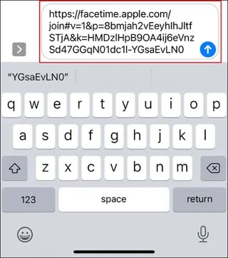 FaceTime リンクを抽出して共有する方法