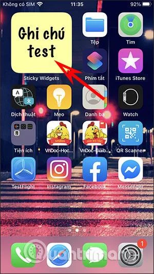 Bagaimana untuk menulis nota pada skrin utama iPhone