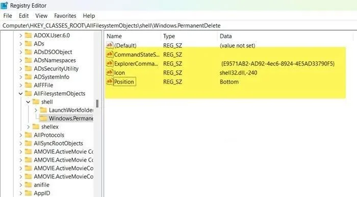 Hoe u de optie Permanent verwijderen kunt toevoegen aan het contextmenu van Windows 11/10 Hoe u de optie Permanent verwijderen kunt toevoegen aan het contextmenu van Windows 11/10