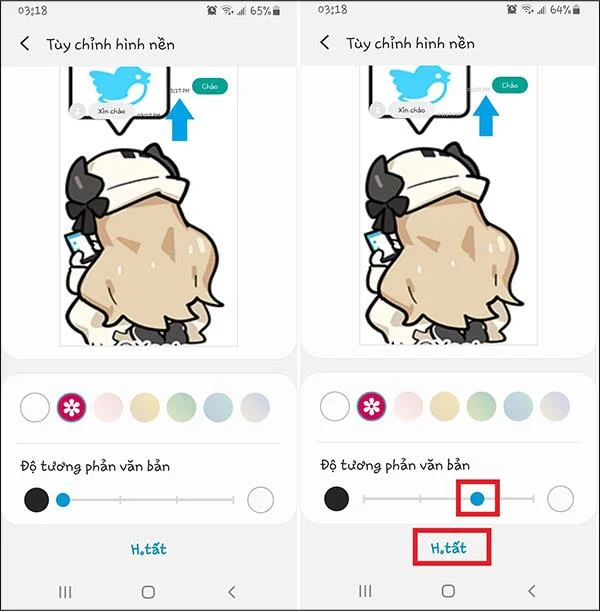 Bagaimana untuk menukar kertas dinding mesej pada telefon Samsung