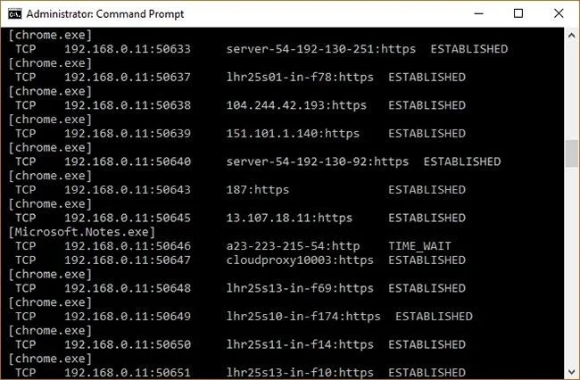 Comment vérifier les ports utilisés dans Windows 10