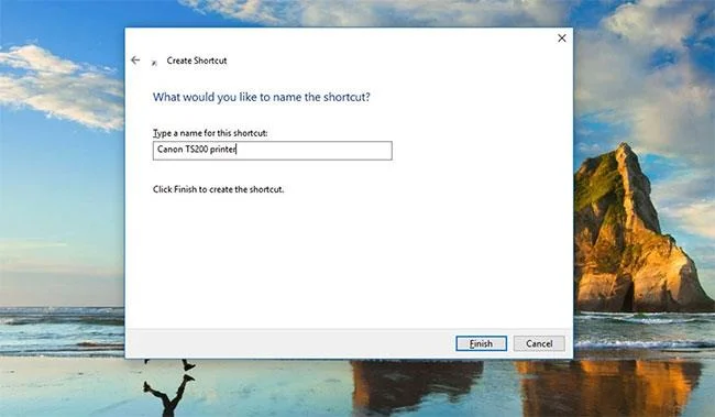 Windows 10'da yazıcı kısayolları nasıl oluşturulur