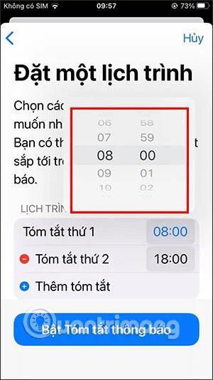 Cara menghidupkan ringkasan pemberitahuan pada iPhone