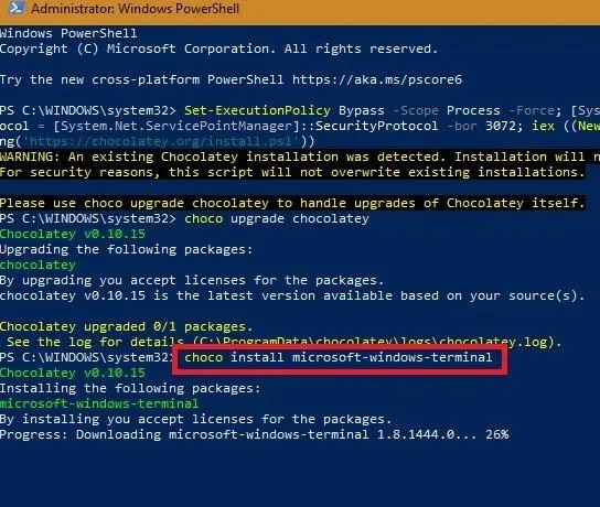 Windows Terminalini Windows 10'a kurmanın 3 yolu