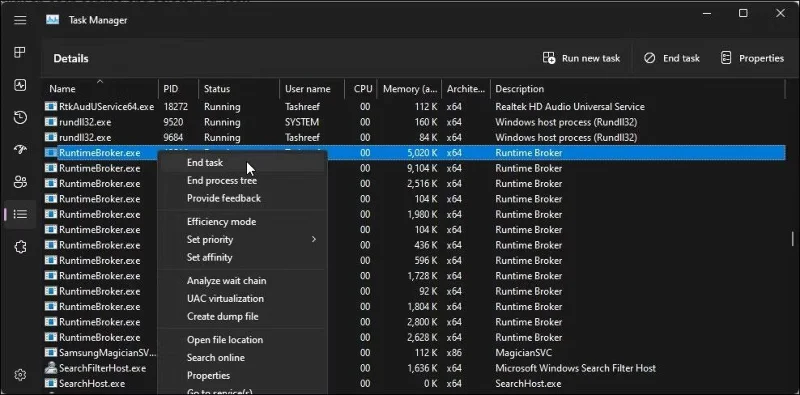 Hoe de Windows 11-taakbalk werkt niet te repareren