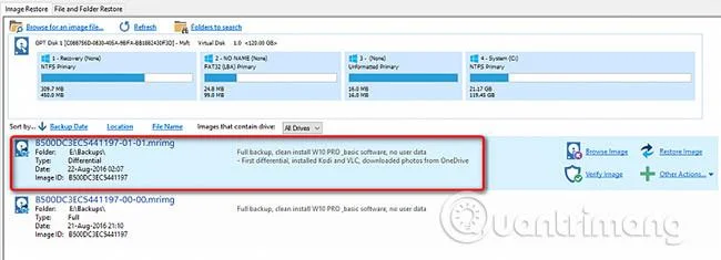 Macrium Reflect を使用してシステム イメージ バックアップを作成および復元する方法