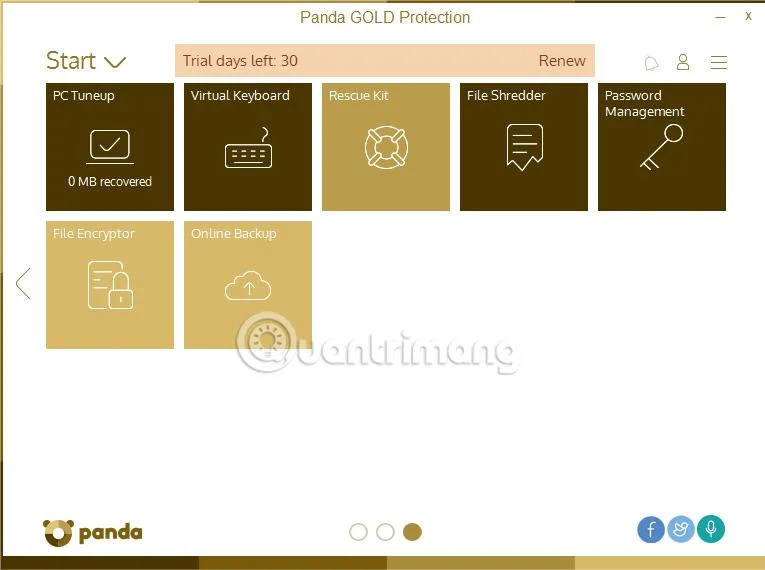 Tingkatkan keselamatan Windows dengan Perlindungan Emas Panda