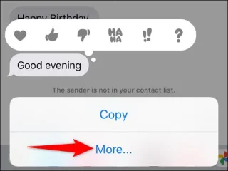 Bagaimana untuk memajukan mesej teks pada iPhone