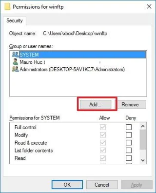 Arahan untuk menyediakan dan mengurus Pelayan FTP pada Windows 10