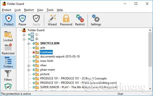 Hoe Folder Guard te gebruiken om het mapwachtwoord in te stellen