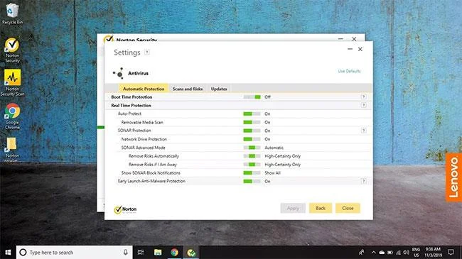 Bagaimana untuk mengecualikan fail semasa mengimbas dengan Norton Antivirus