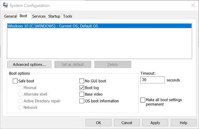 Windows Önyükleme Günlüğü nasıl etkinleştirilir ve bulunur?
