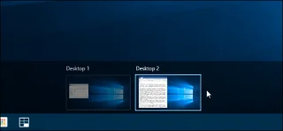 Windows 10 Sanal Masaüstünde bir dosya veya uygulama nasıl açılır?