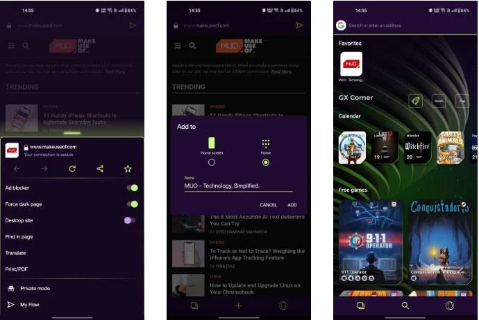 Cómo acelerar Opera GX en Android