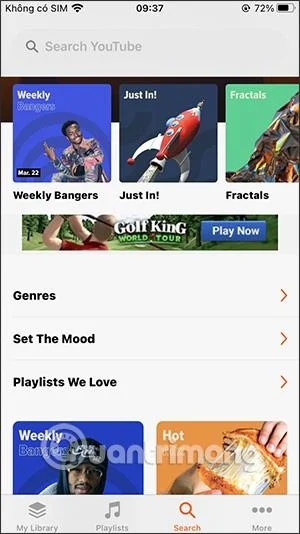 Cara menggunakan Musi untuk mendengar muzik di telefon
