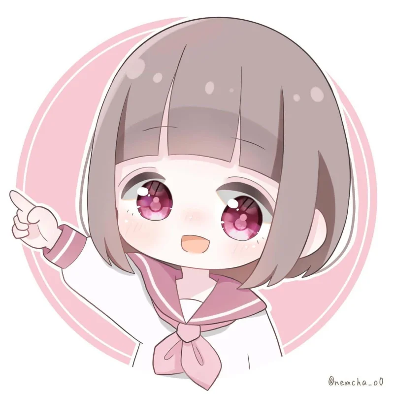 Awatar Chibi, uroczy awatar, piękny awatar Chibi