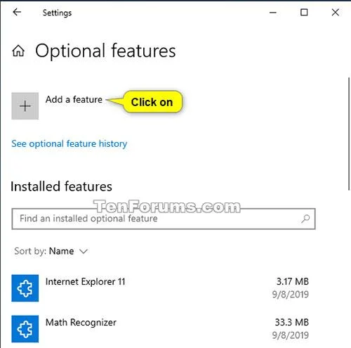 วิธีติดตั้ง/ถอนการติดตั้ง Microsoft WordPad ใน Windows 10