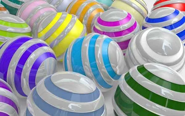 Set kertas dinding 3D yang sangat cantik untuk komputer