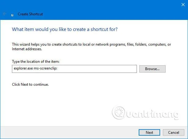 Cara membuat pintasan Skrin Snip dalam Windows 10
