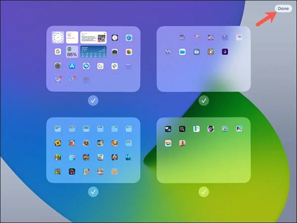 İPad'de uygulama simgesi ekranları nasıl gizlenir veya yeniden düzenlenir