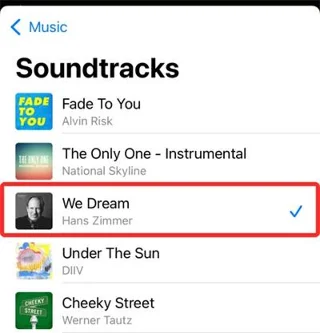 Bagaimana untuk menukar muzik latar album ulang tahun pada iPhone