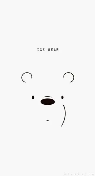 Kertas dinding We Bare Bear, foto We Bare Bear