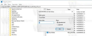 Windows 10 の指によるタッチ機能を有効/無効にする