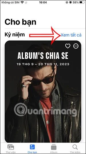 Arahan untuk menggunakan album ulang tahun pada iPhone