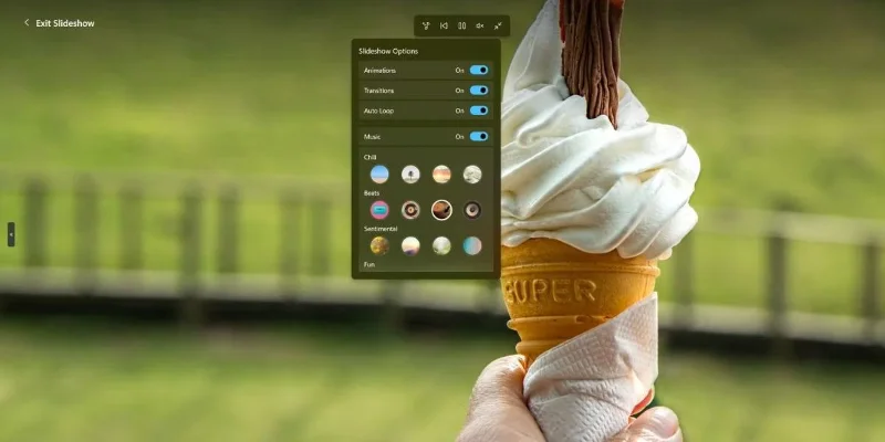 Hoe u de functies Diavoorstelling en Spot Fix gebruikt in de Foto's-app op Windows 11