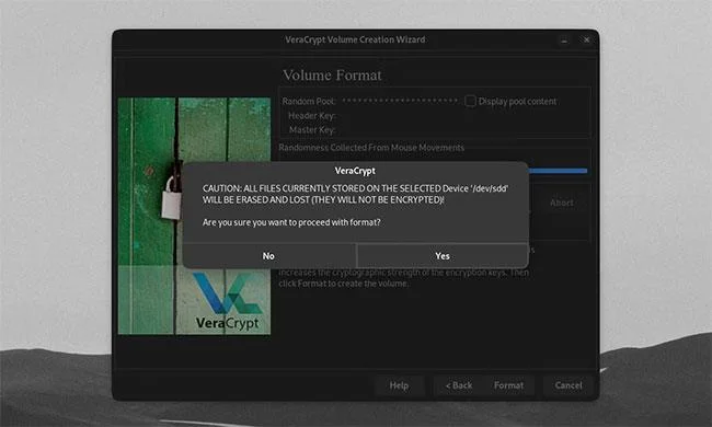 Cara menggunakan ciri lanjutan VeraCrypt untuk mengamankan fail penting
